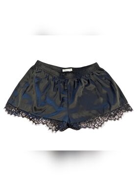 BLENCA Silky Black Pajama Shorts, Small